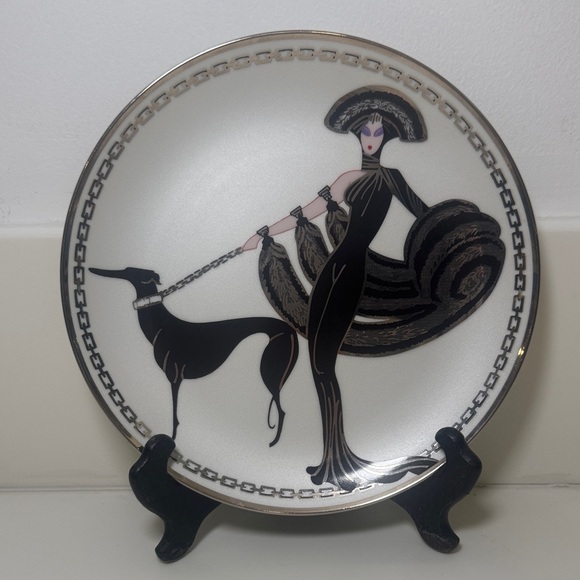 Franklin Mint Other - Vintage Art Deco The Franklin Mint House of Erte "Symphony in Black" Plate